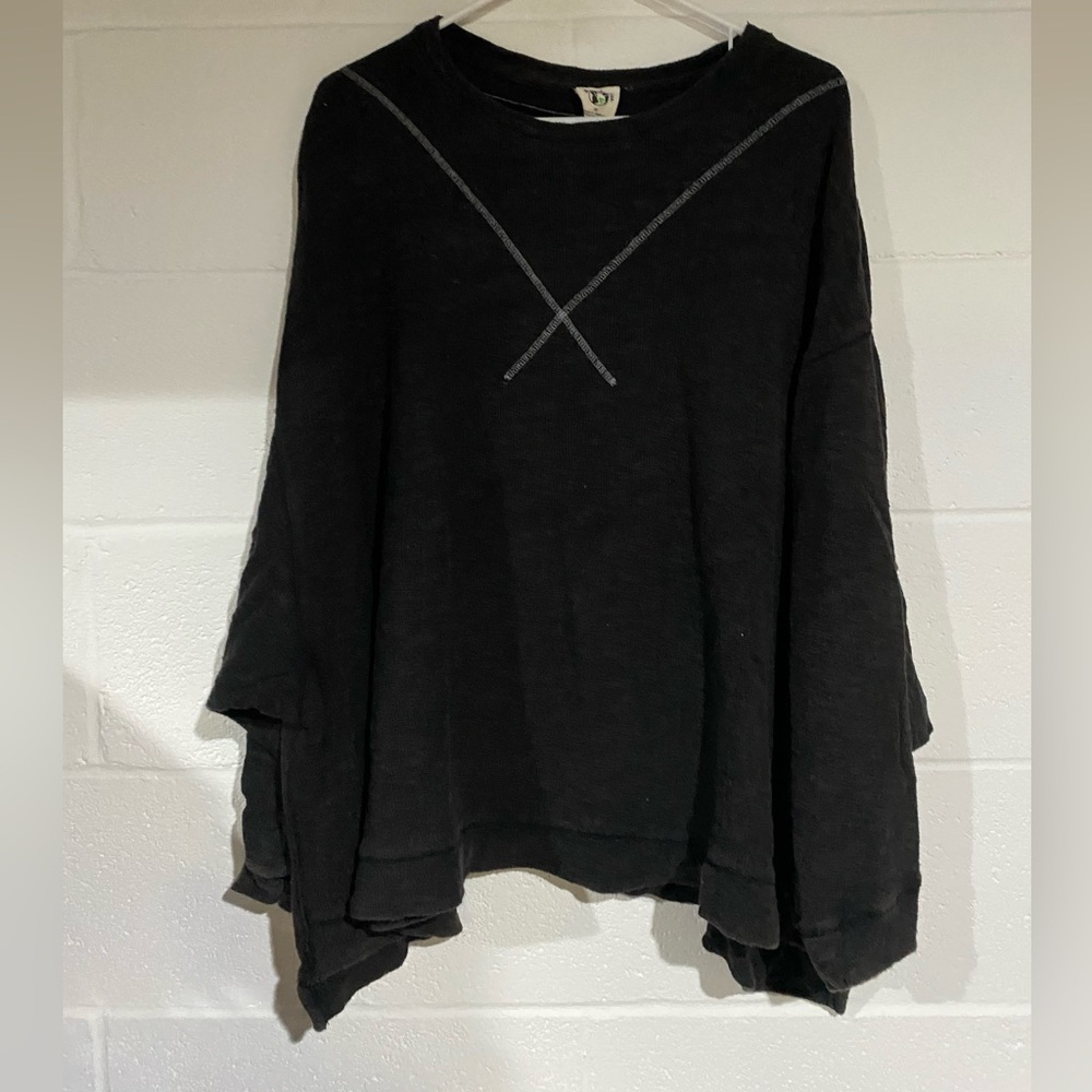 we the free xsmall dark grey sweater